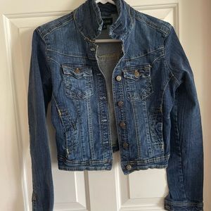 Denim jacket slightly cropped
